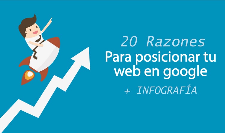 20 razones para posicionar tu web en google infografia min