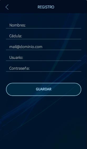 camara app registro usuarios