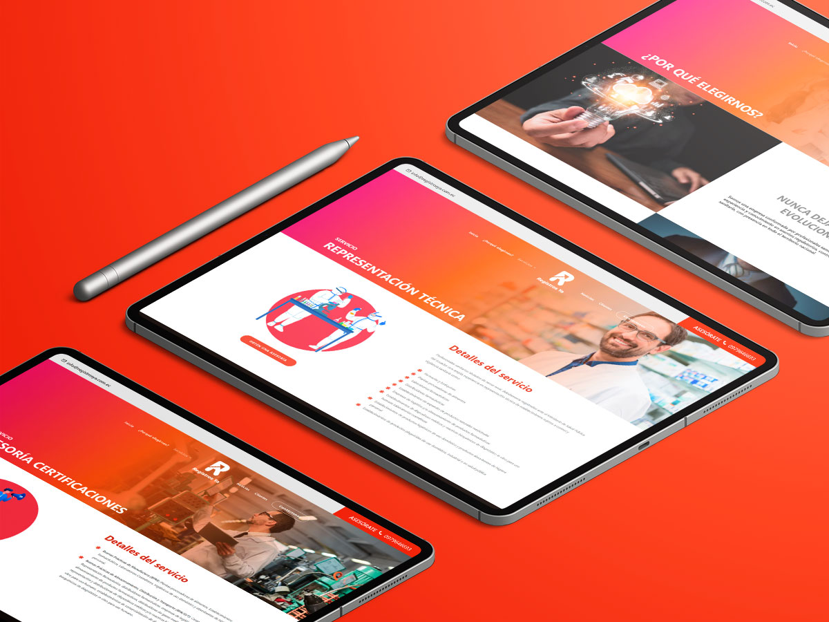 cms diseno sitio registrosya ecuador desarrollo wordpress