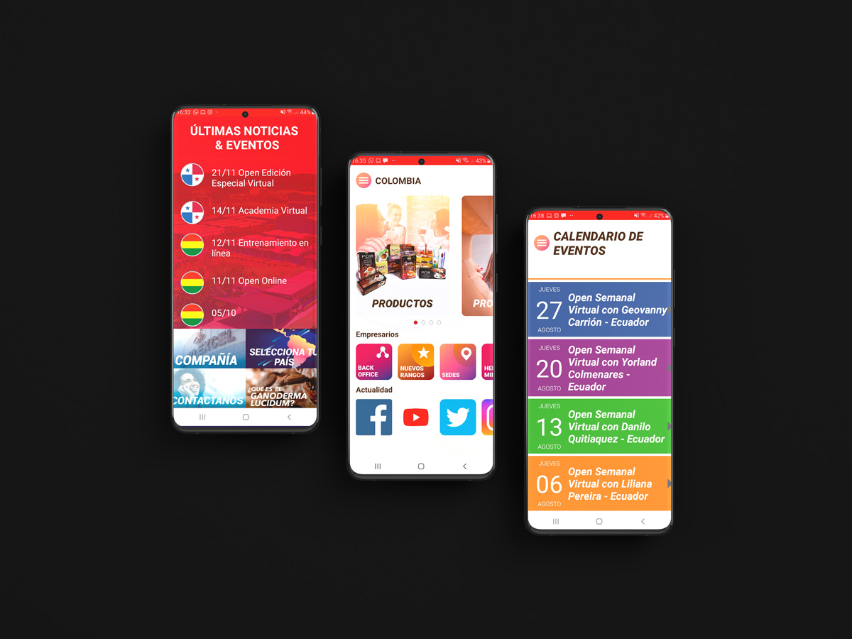 desarrollo app ganoitouch latinoamerica programacion diseno
