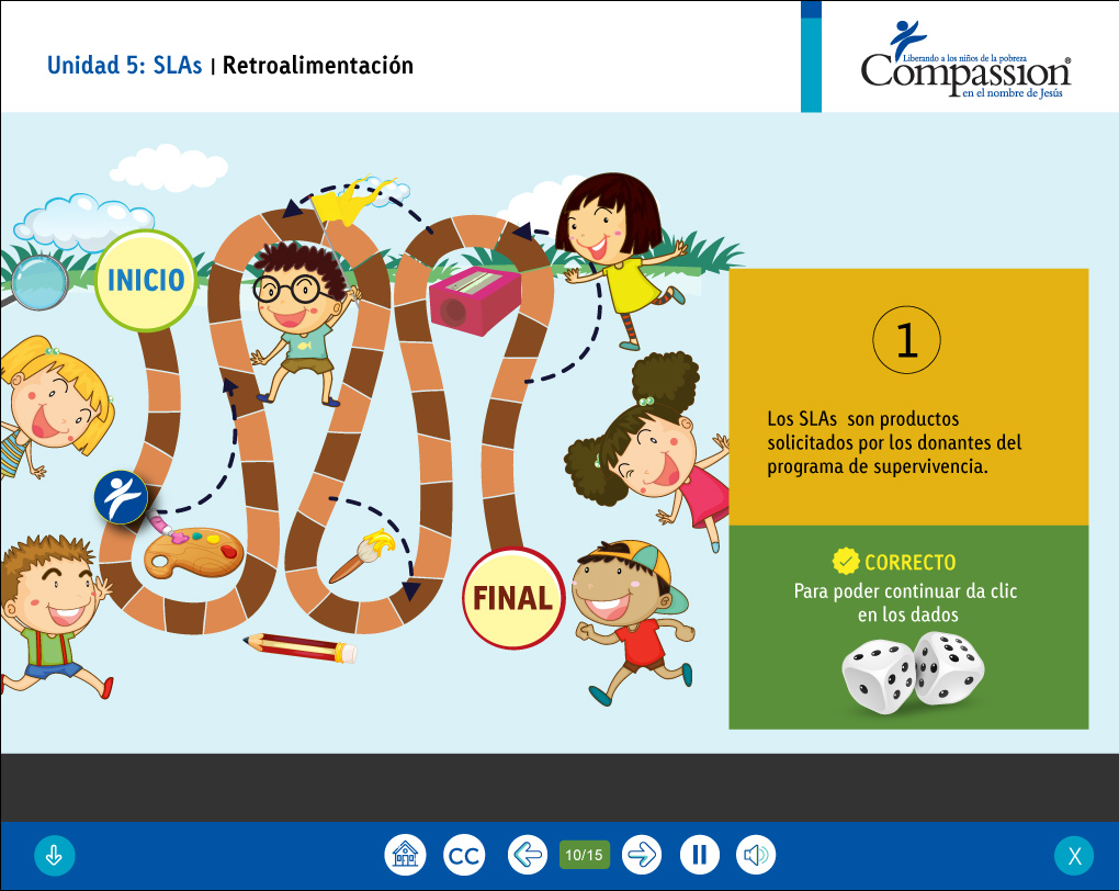 elearning compassion international procesos soporte educacion interaccion