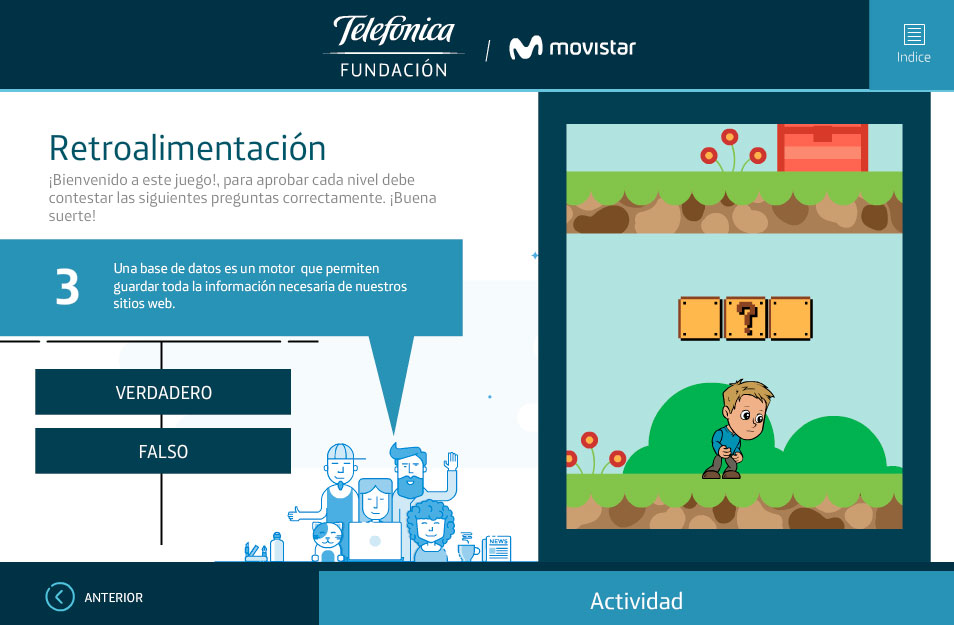 elearning gestion contenidos fundacion telefonica quito gamificacion