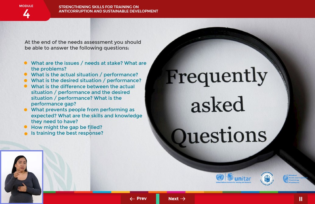 elearning unitar onu desarrollo animacion avatar discapacidad
