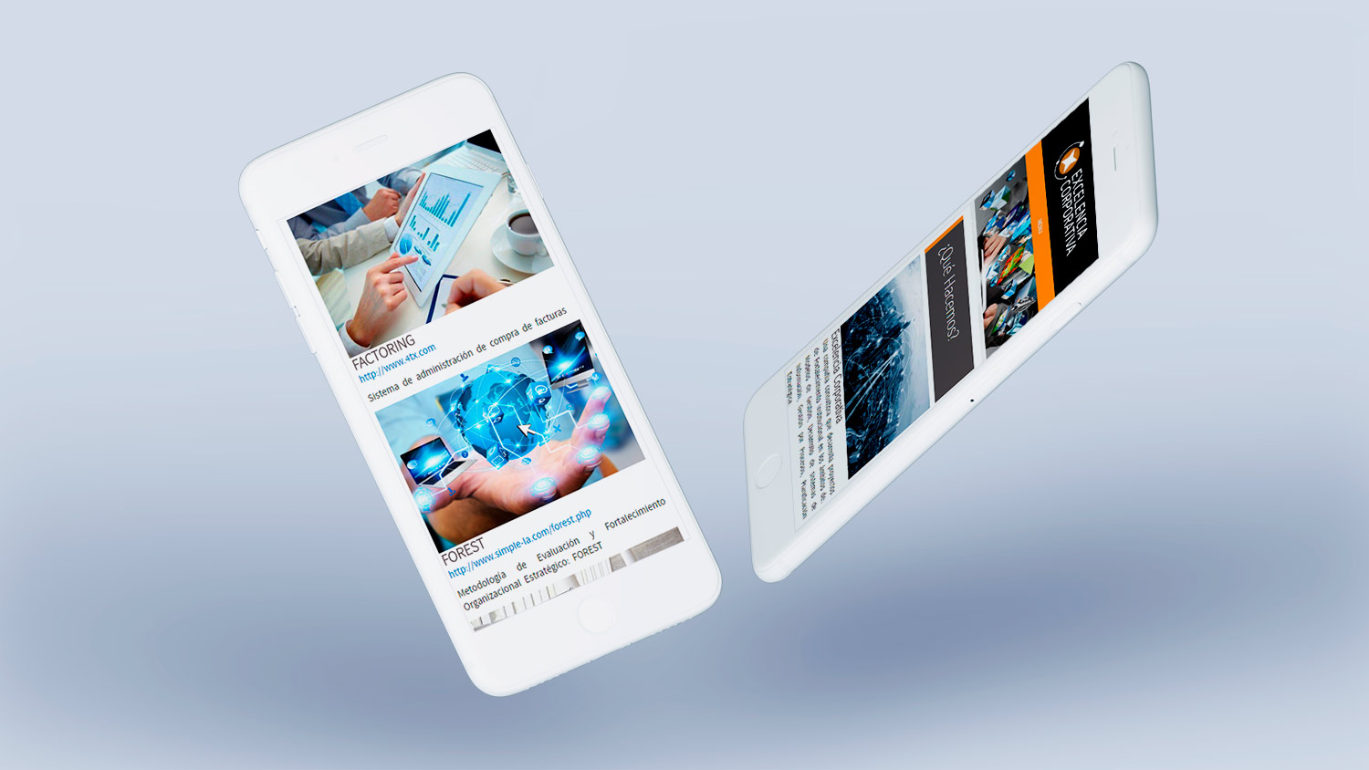 excelencia corporativa web moviles