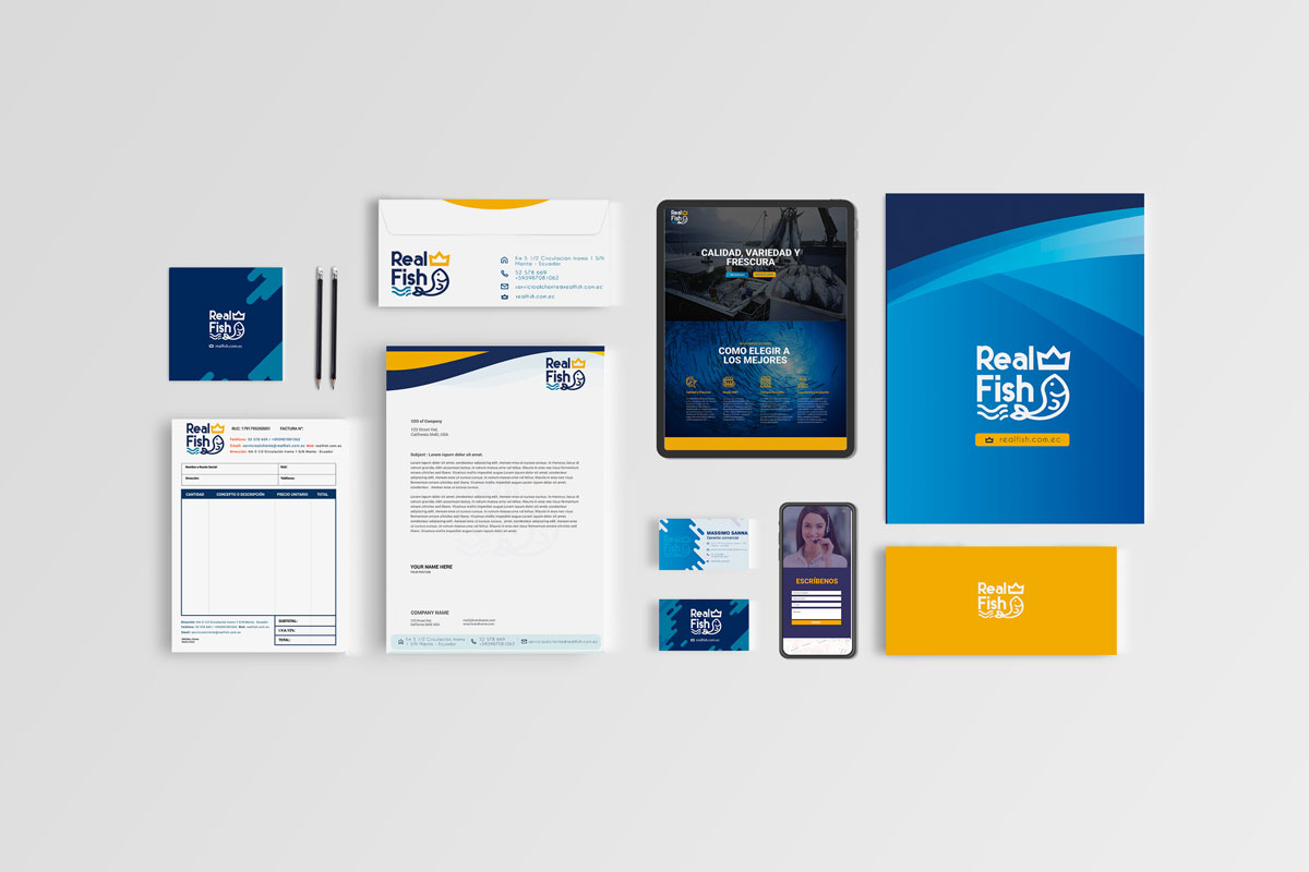 papeleria corporativa branding marca productos ecuador