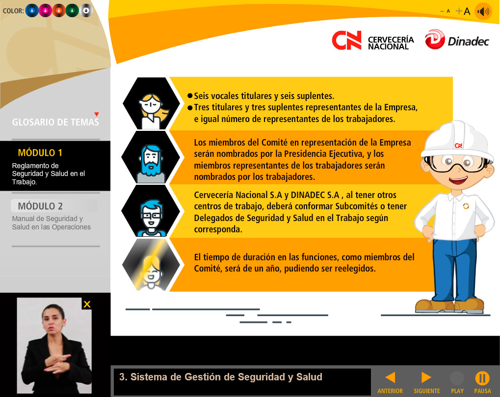 seguridad y salud en el trabajo sistema