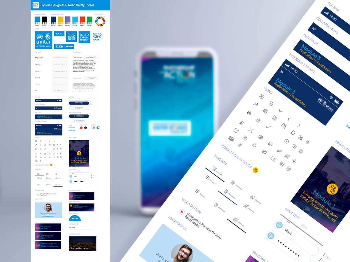 sysytem design app unitar onu react native android ios