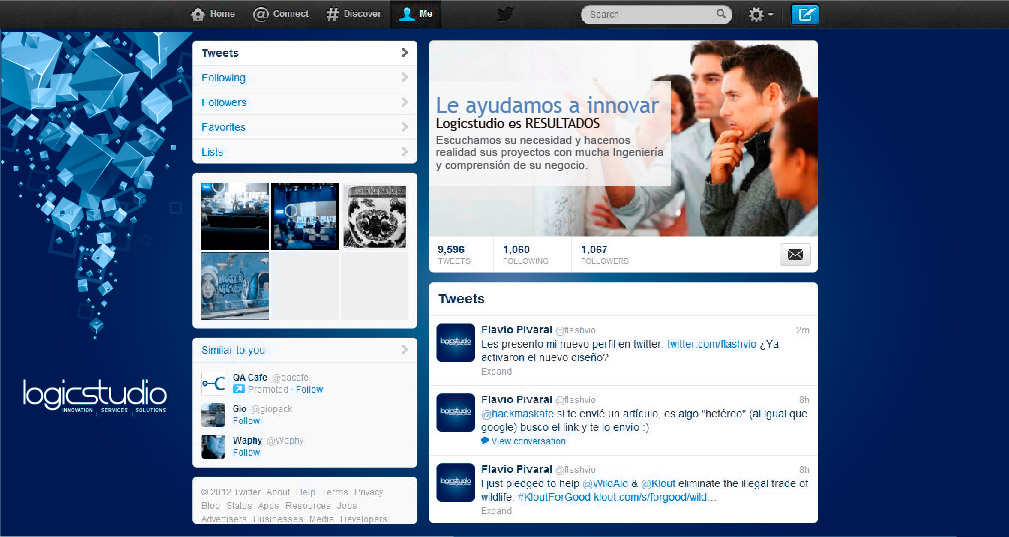 Twitter Perfil Corporativo